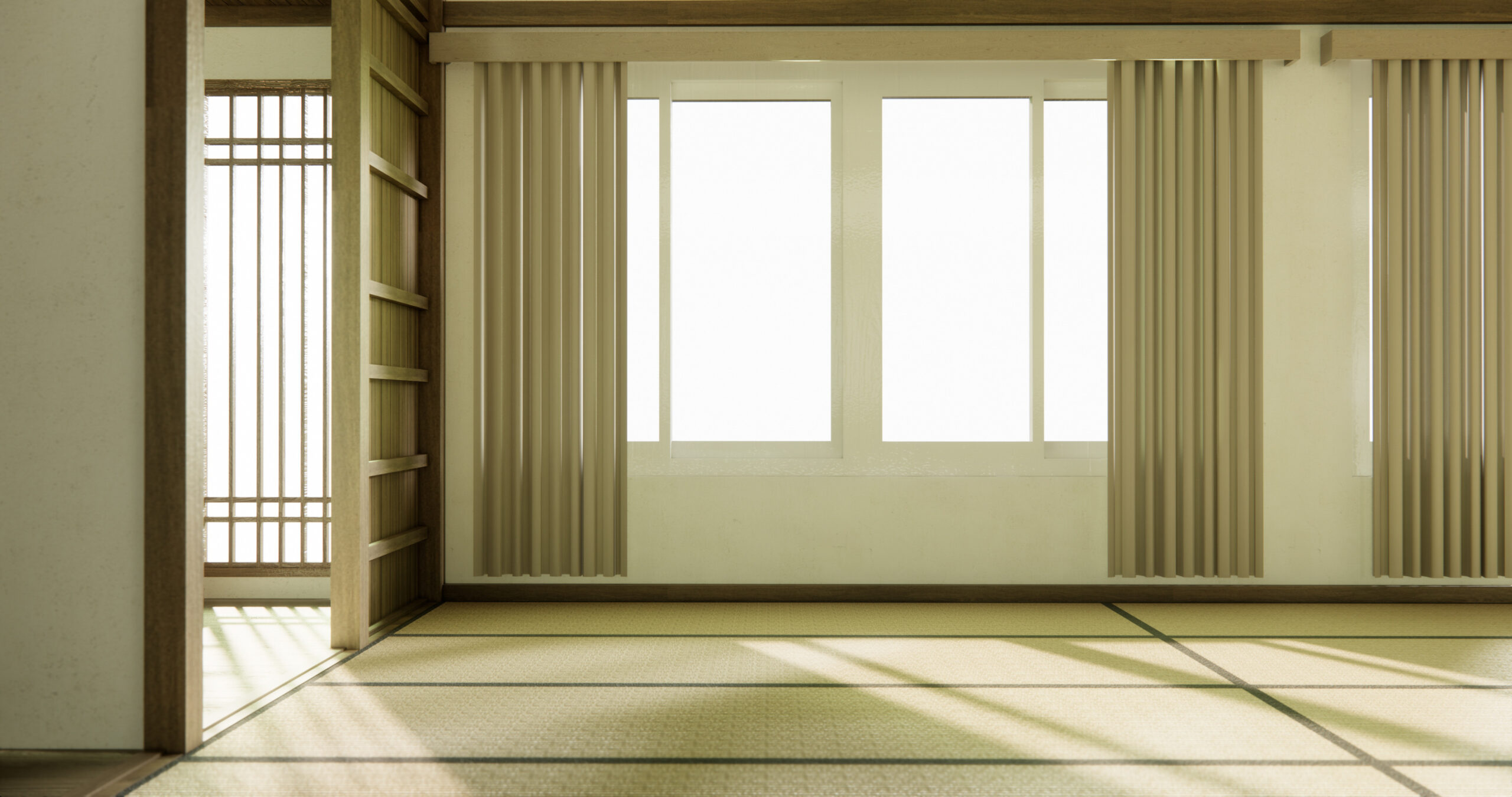 japanese style window covering ideas